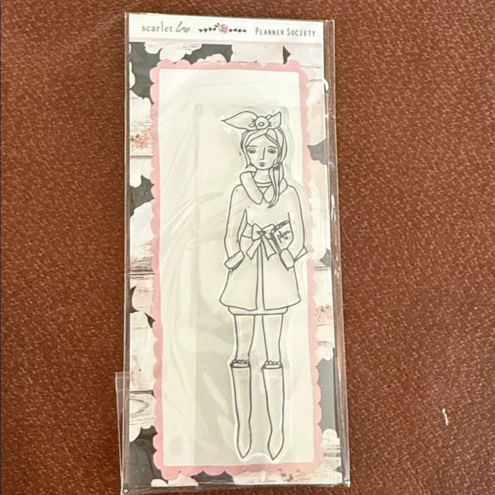 Pink Planner Sticker and Stamp Set